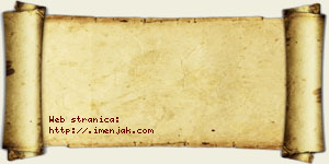 Sandra Vujaklija vizit kartica